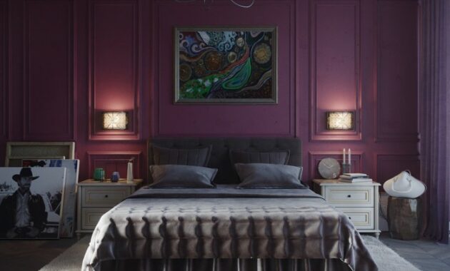 Decorar un dormitorio morado oscuro: guía completa