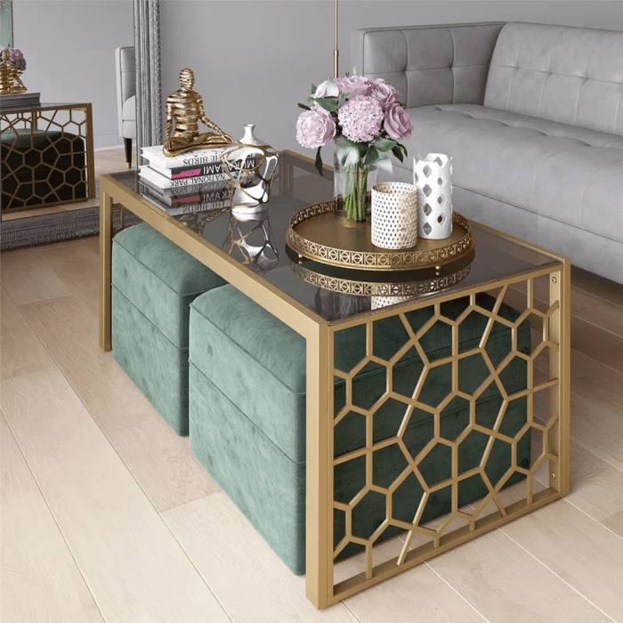 How to decorate centre table in living room