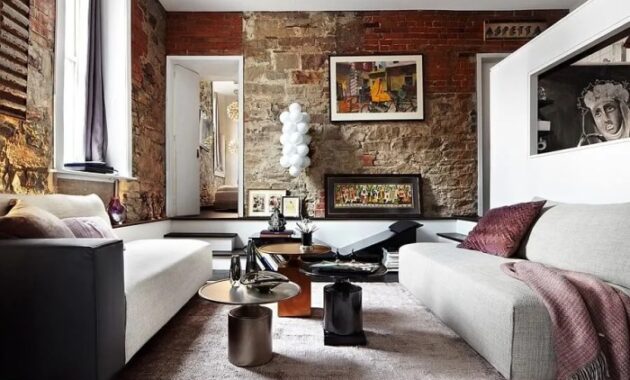 Decorate Your Living Rooms Brick Wall