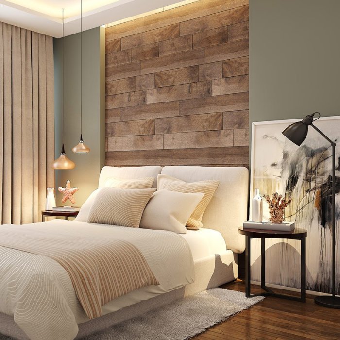 How to decorate bedroom walls with pictures