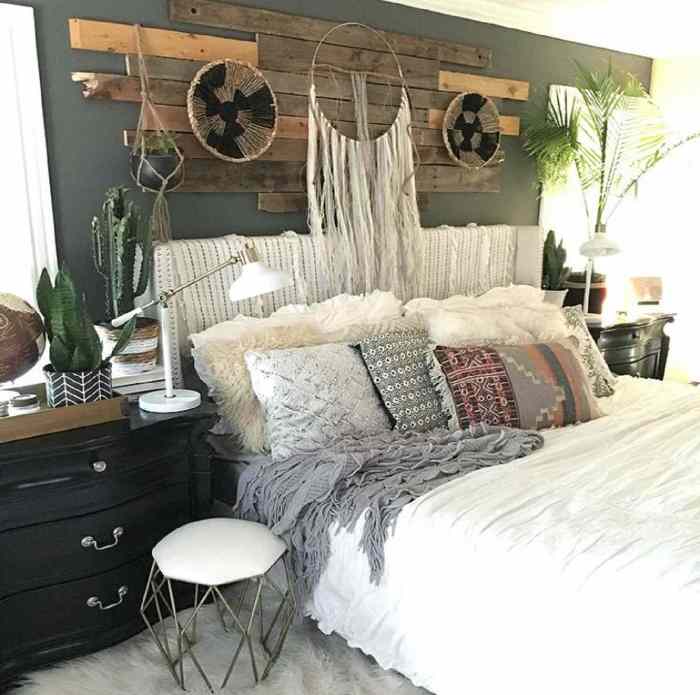 How to decorate a boho bedroom