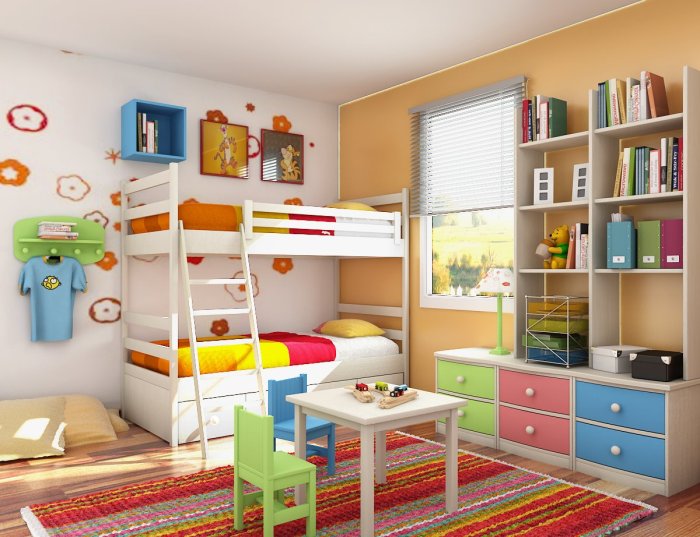 How to decorate childrens bedroom