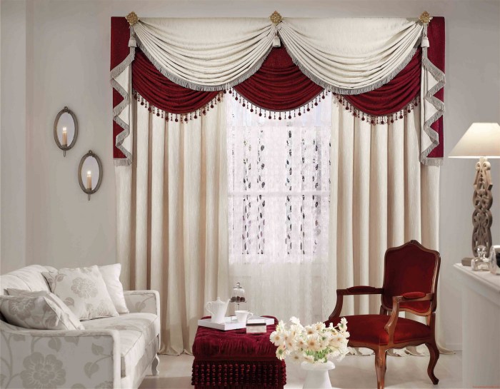 How to decorate curtains a living room