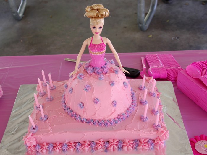 How to make barbie cake decoration