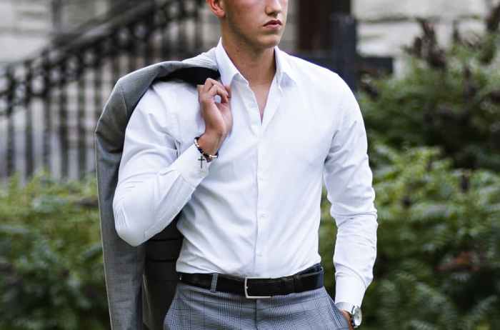 Men's wrinkle free dress shirts