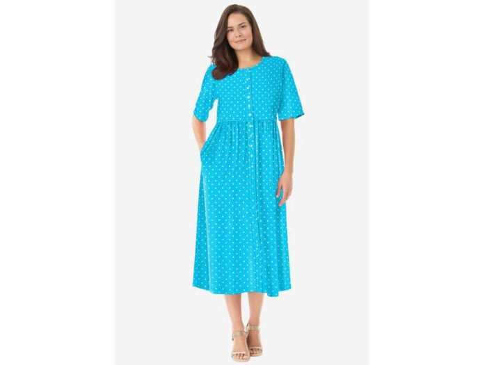 Women's plus shirt dress