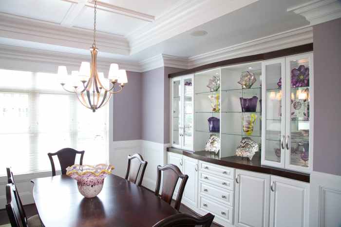 How to decorate dining dinning room wall unit